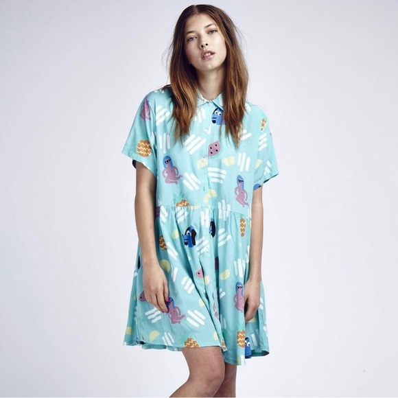 Lazy Oaf Tropical Flavour (Rare!) Shirtdress - Picture 2 of 13